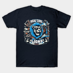 Detroit Lions Real Cool Design T-Shirt